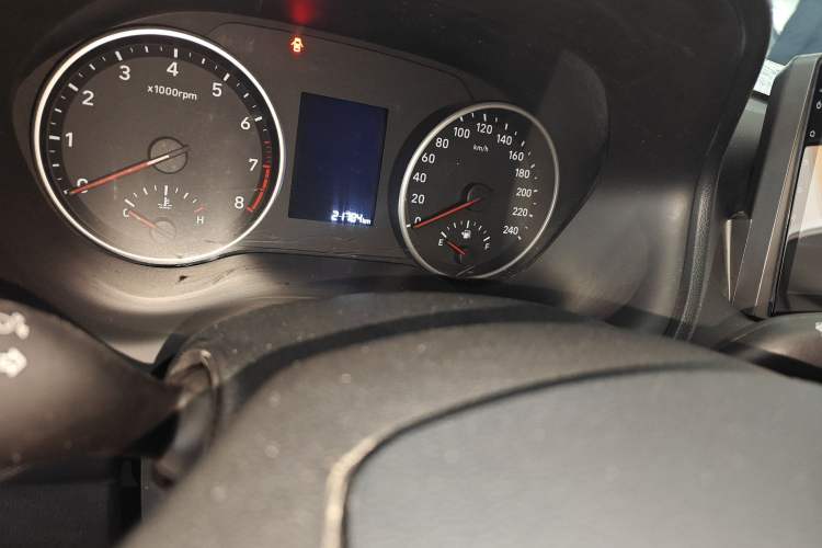 Used Hyundai Celesta 2020 1.6L Automatic GL Enjoyable Edition Odometer Close Up