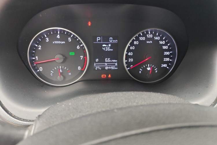 Used Hyundai Celesta 2020 1.6L Automatic GL Enjoyable Edition Odometer Close Up