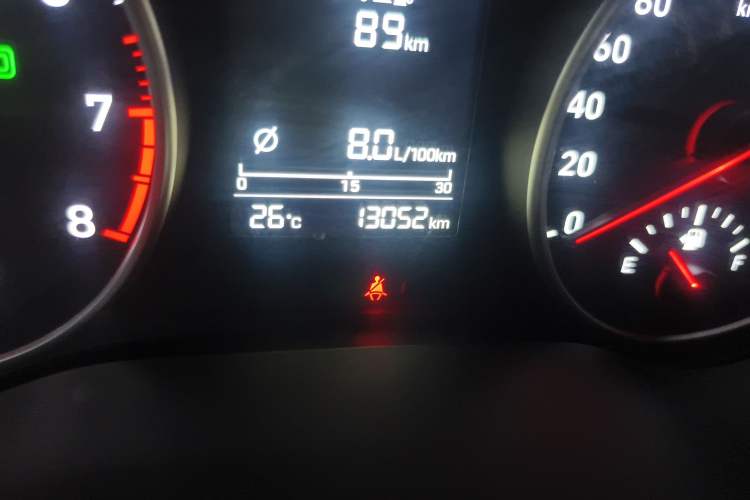Used Hyundai Celesta 2020 1.6L Automatic GL Enjoyable Edition Odometer Close Up