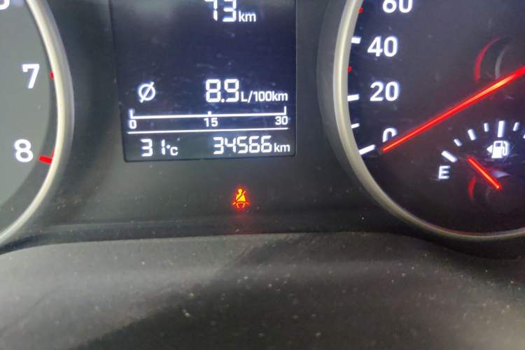 Used Hyundai Celesta 2020 1.6L Automatic GL Enjoyable Edition Odometer Close Up
