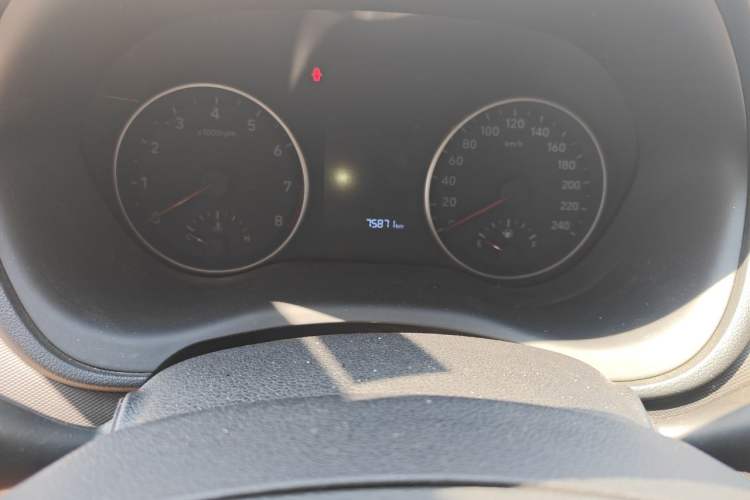 Used Hyundai Celesta 2020 1.6L Automatic GL Enjoyable Edition Odometer Close Up