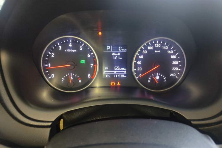 Used Hyundai Celesta 2020 1.6L Automatic GL Enjoyable Edition Odometer Close Up