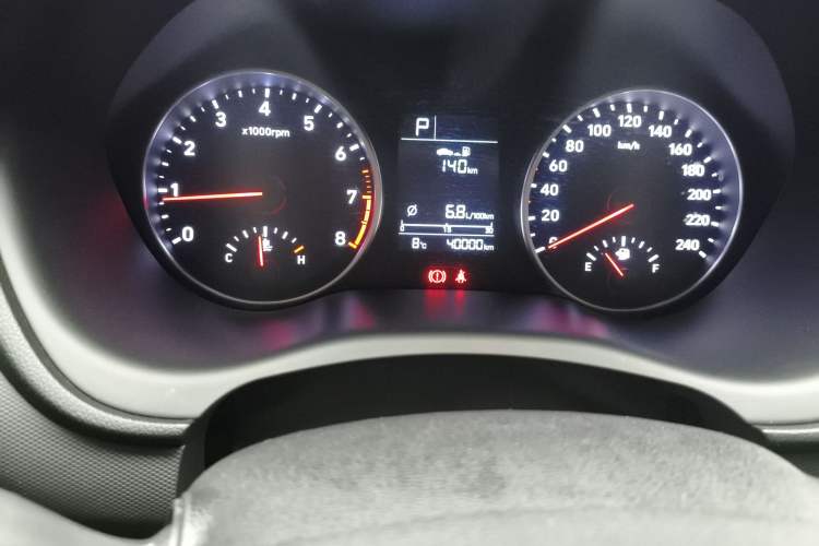 Used Hyundai Celesta 2020 1.6L Automatic GL Enjoyable Edition Odometer Close Up