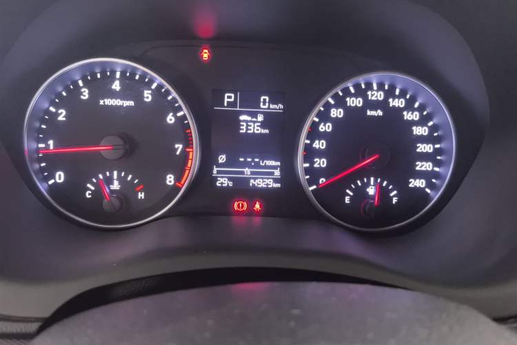 Used Hyundai Celesta 2020 1.6L Automatic GL Enjoyable Edition Odometer Close Up