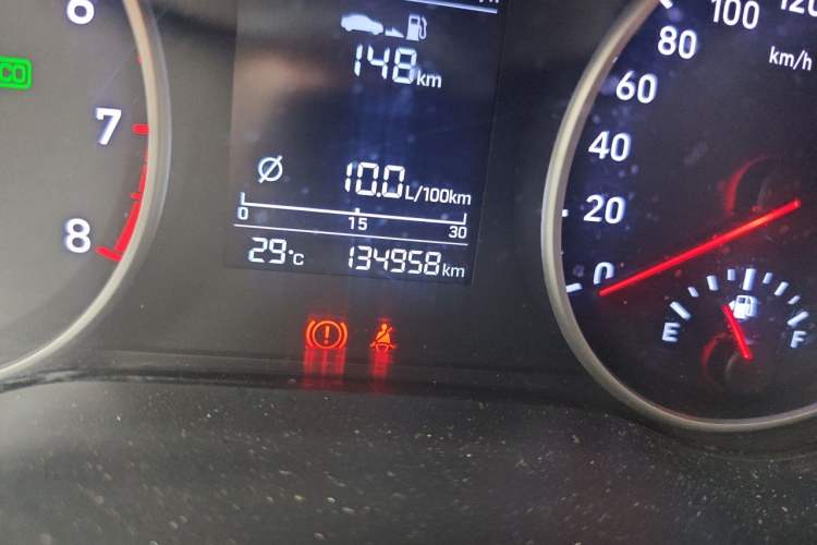 Used Hyundai Celesta 2020 1.6L Automatic GL Enjoyable Edition Odometer Close Up