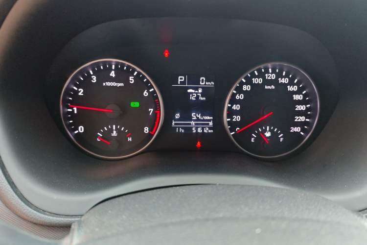 Used Hyundai Celesta 2020 1.6L Automatic GL Enjoyable Edition Odometer Close Up