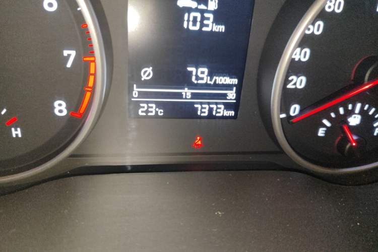 Used Hyundai Celesta 2020 1.6L Automatic GL Enjoyable Edition Odometer Close Up