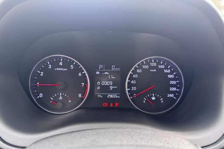 Used Hyundai Celesta 2020 1.6L Automatic GL Enjoyable Edition Odometer Close Up