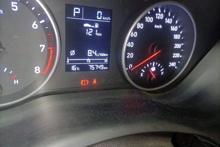 Used Hyundai Celesta 2020 1.6L Automatic GL Enjoyable Edition Odometer Close Up