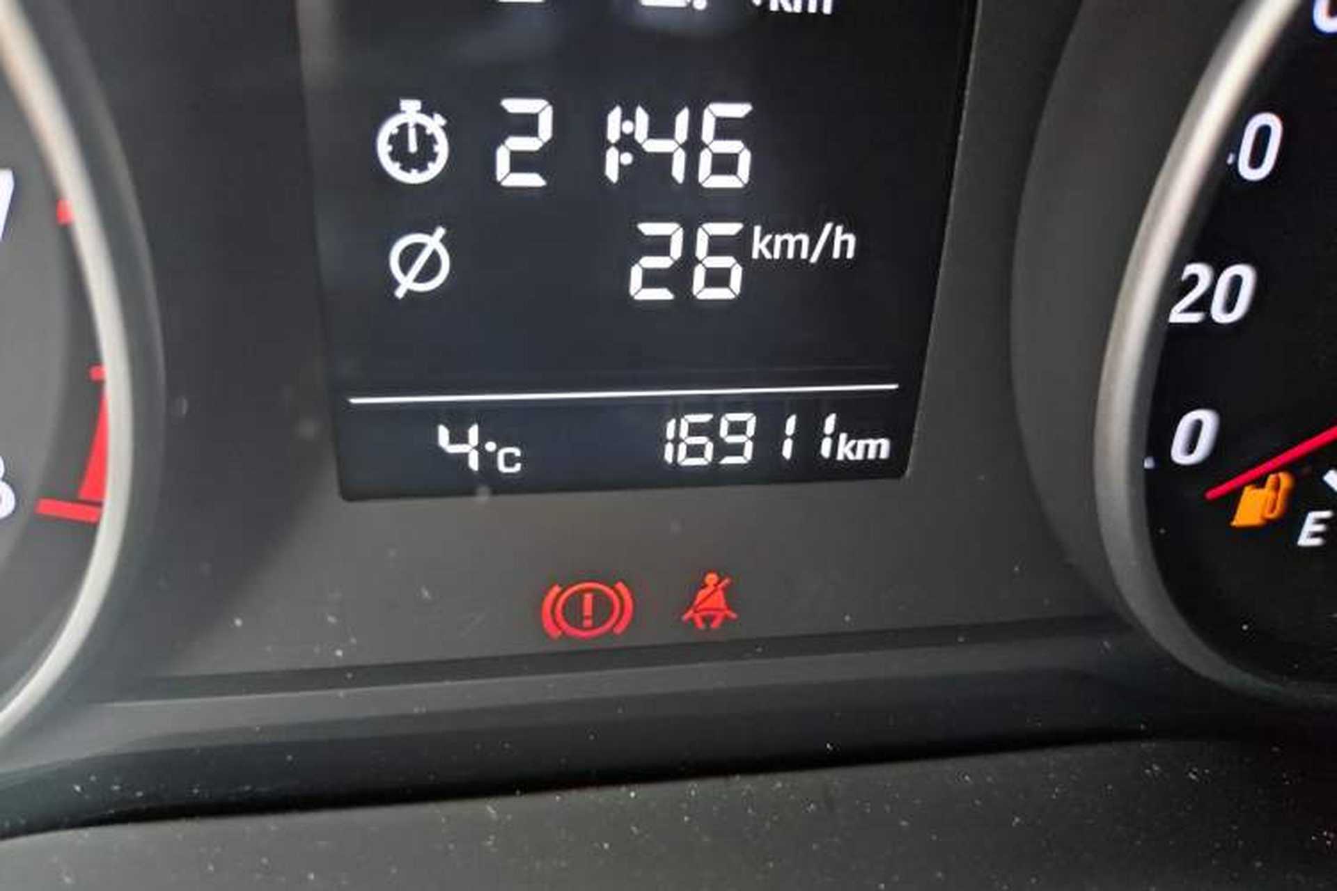 Used Hyundai Celesta 2020 1.6L Automatic GL Enjoyable Edition Odometer Close Up