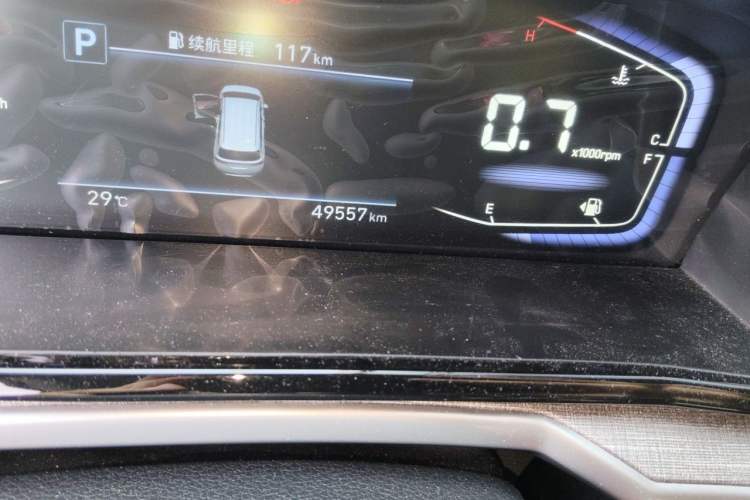 Used Hyundai Custo 2021 270TGDi Prestige LUX Odometer Close Up