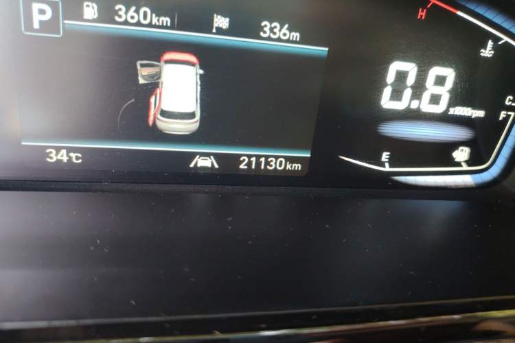 Used Hyundai Custo 2021 380TGDi Smart Love Flagship Edition TOP Premium Odometer Close Up