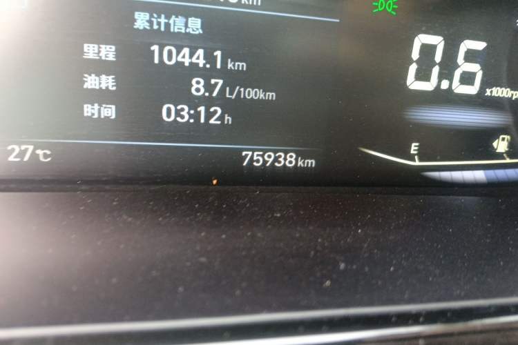 Used Hyundai Custo 2021 380TGDi Smart Love Flagship Edition TOP Premium Odometer Close Up