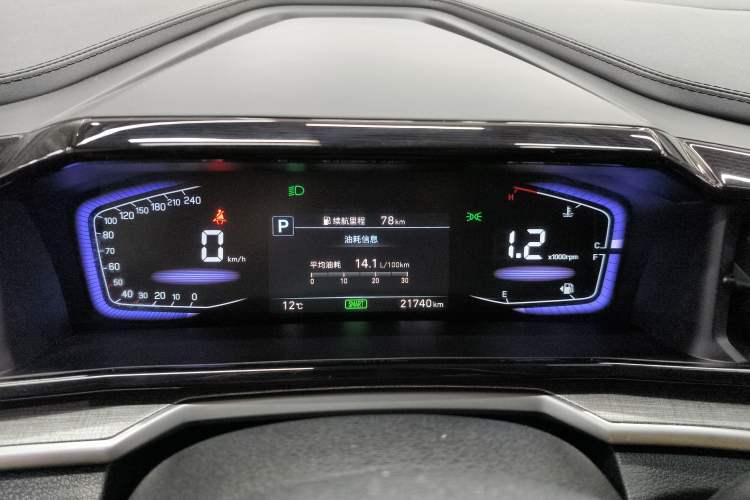 Used Hyundai Custo 2021 270TGDi Prestige LUX Odometer Close Up