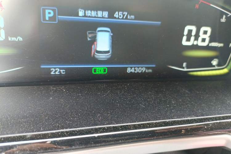 Used Hyundai Custo 2021 270TGDi Prestige LUX Odometer Close Up