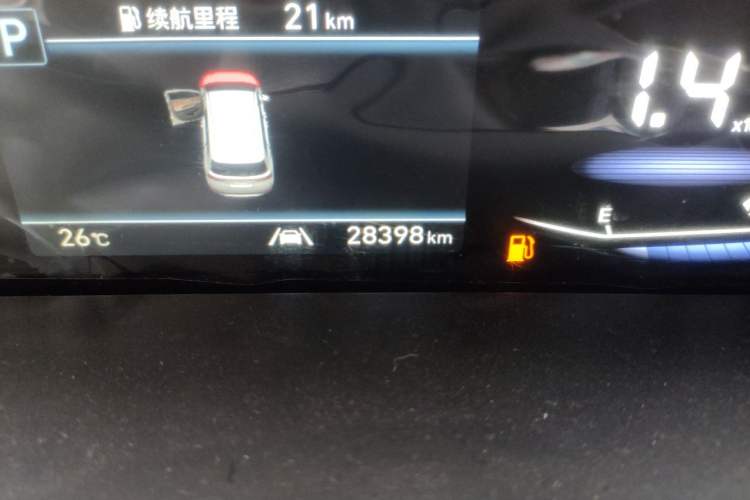 Used Hyundai Custo 2021 380TGDi Smart Love Flagship Edition TOP Premium Odometer Close Up