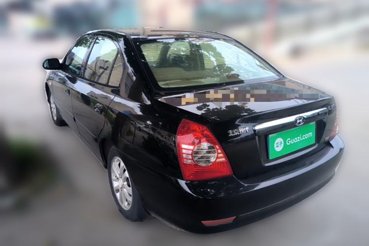 Used Hyundai Elantra 2007 1.6L Manual Comfort Model Rear Left 45 Deg