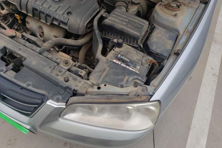 Used Hyundai Elantra 2007 1.6L Manual Comfort Model Engine Bay Left