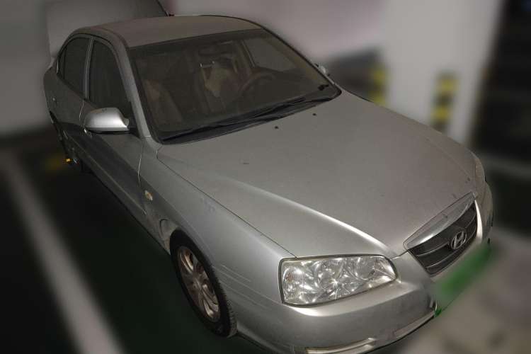 Used Hyundai Elantra 2007 1.6L Automatic Comfort Edition Front Right 45 Deg