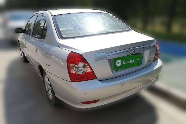 Used Hyundai Elantra 2007 1.6L Manual Comfort Model Rear Left 45 Deg