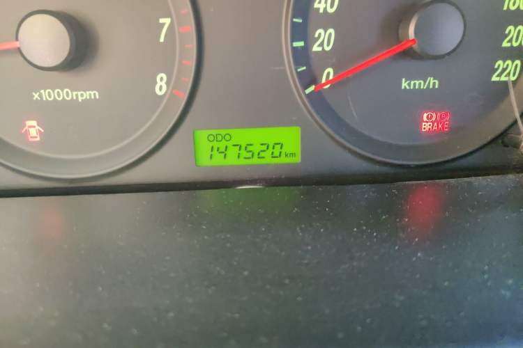 Used Hyundai Elantra 2011 1.6L Manual Comfort Version Odometer Close Up