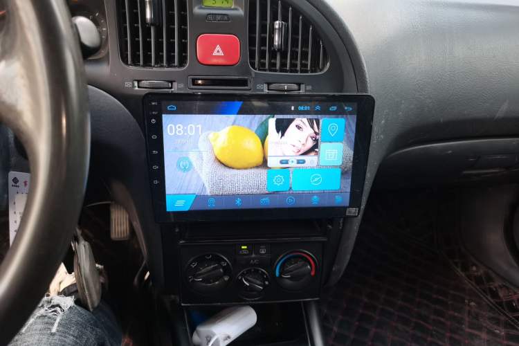 Used Hyundai Elantra 2012 1.6L Manual CNG Dual-Fuel Version Audio And AC Panel