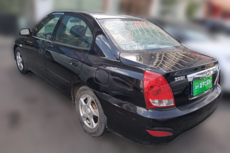 Used Hyundai Elantra 2012 1.6L Manual CNG Dual-Fuel Version Rear Left 45 Deg