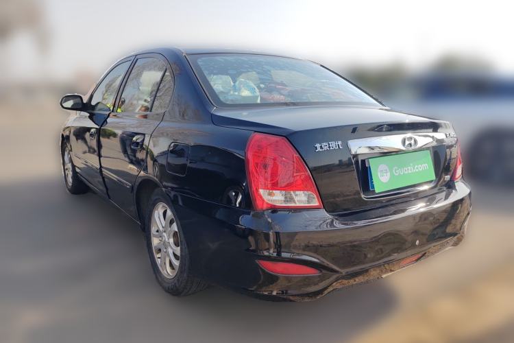 Used Hyundai Elantra 2012 1.6L Manual CNG Dual-Fuel Version Rear Left 45 Deg