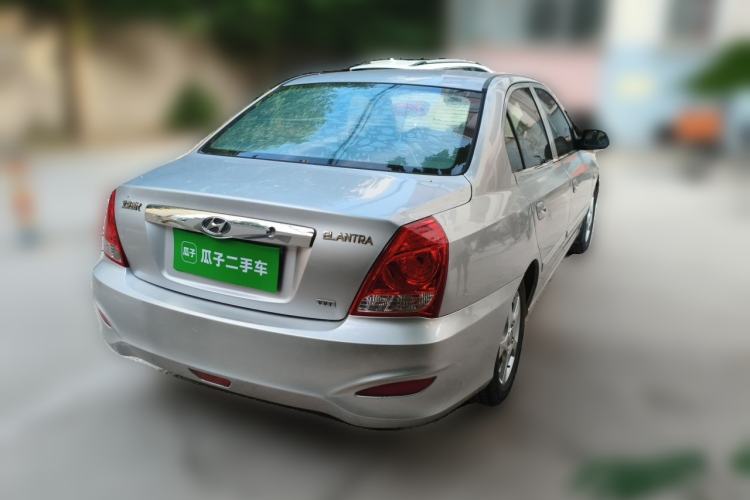 Used Hyundai Elantra 2012 1.6L Manual CNG Dual-Fuel Version Rear Right 45 Deg