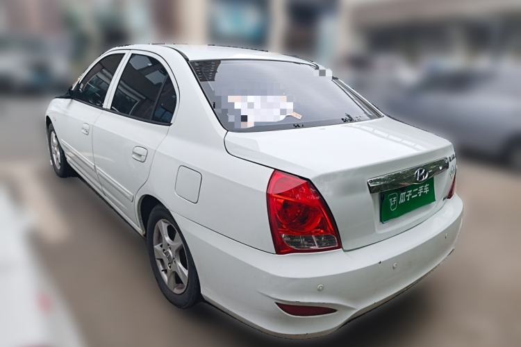 Used Hyundai Elantra 2012 1.6L Manual CNG Dual-Fuel Version Rear Left 45 Deg