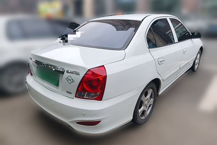 Used Hyundai Elantra 2012 1.6L Manual CNG Dual-Fuel Version Rear Right 45 Deg