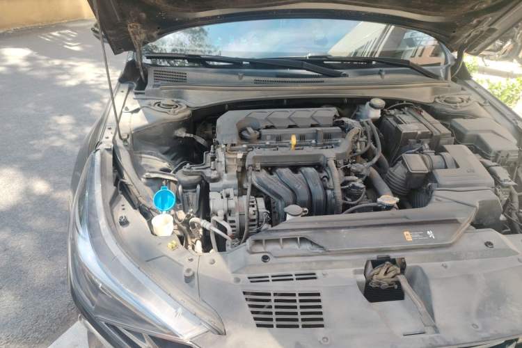 Used Hyundai Elantra 2021 1.5L CVT LUX Prestige Edition Engine Bay Right