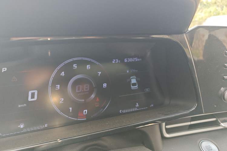 Used Hyundai Elantra 2021 1.5L CVT GLX Elite Edition Odometer Close Up