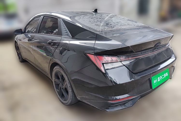 Used Hyundai Elantra 2021 1.5L CVT TOP Flagship Edition Rear Left 45 Deg