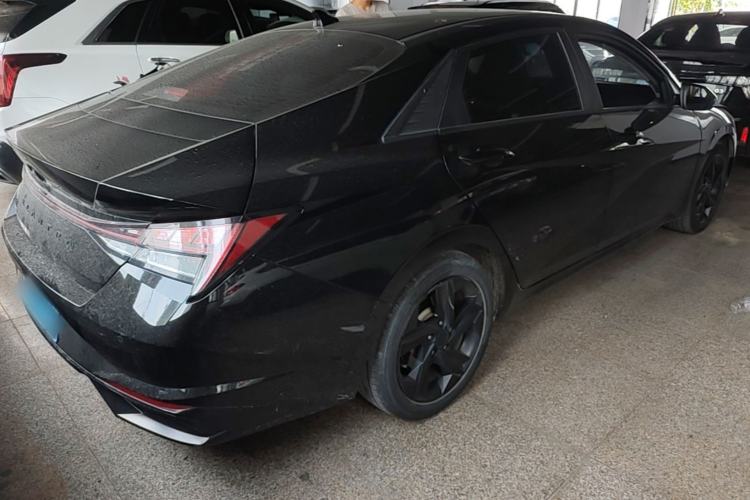 Used Hyundai Elantra 2021 1.5L CVT TOP Flagship Edition Rear Right 45 Deg