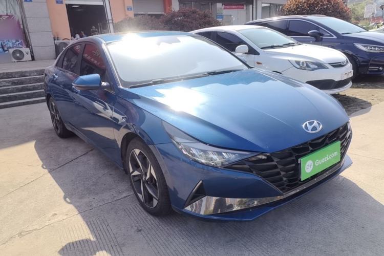 Used Hyundai Elantra 2021 1.5L CVT LUX Prestige Edition Exterior 1