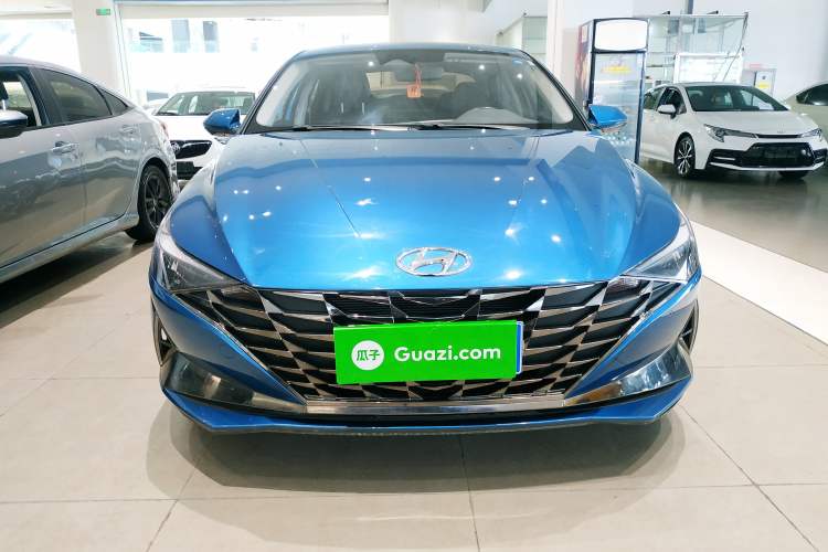 Used Hyundai Elantra 2021 1.5L CVT LUX Prestige Edition Front