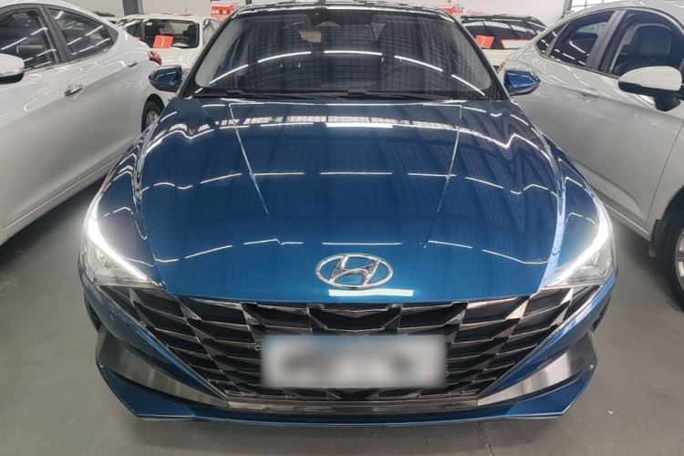 Used Hyundai Elantra 2021 1.5L CVT LUX Prestige Edition Front