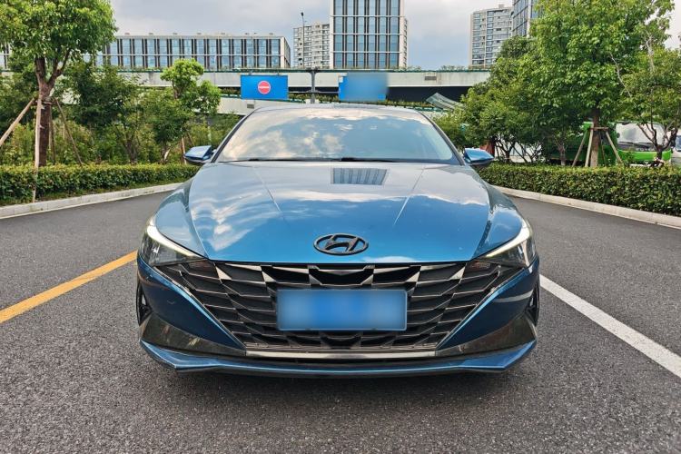 Used Hyundai Elantra 2021 1.5L CVT LUX Prestige Edition Front