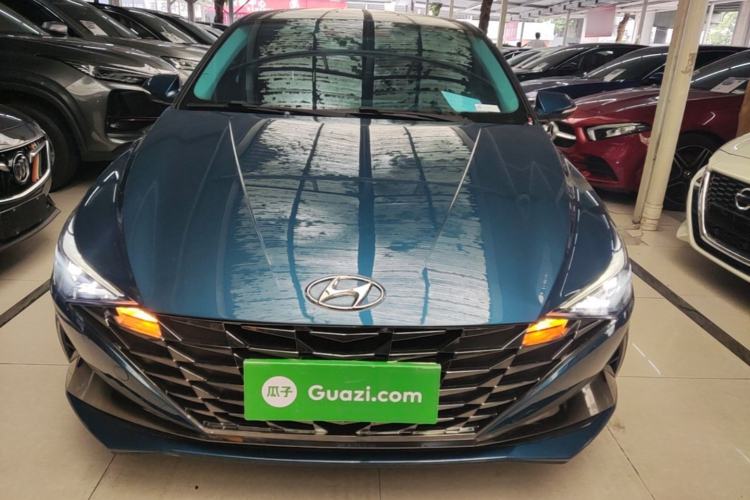 Used Hyundai Elantra 2021 1.5L CVT LUX Prestige Edition Front