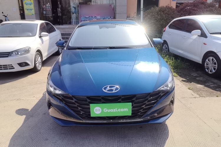 Used Hyundai Elantra 2021 1.5L CVT LUX Prestige Edition Front