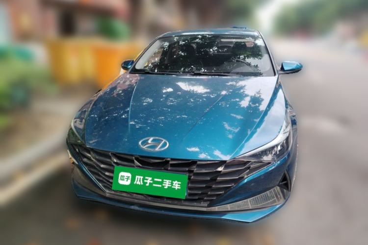 Used Hyundai Elantra 2021 1.5L CVT LUX Prestige Edition Front
