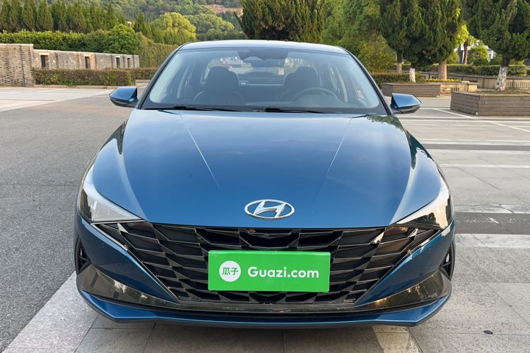 Used Hyundai Elantra 2021 1.5L CVT LUX Prestige Edition Front