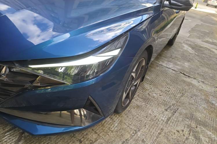 Used Hyundai Elantra 2021 240TGDi DCT TOP Flagship Edition Left Front Headlight