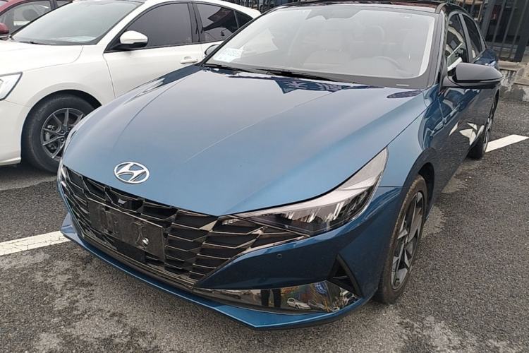 Used Hyundai Elantra 2021 1.5L CVT TOP Flagship Edition Guazi used car, China used car export, Used car for sale, Used Hyundai cars, Cheapest cars for sale