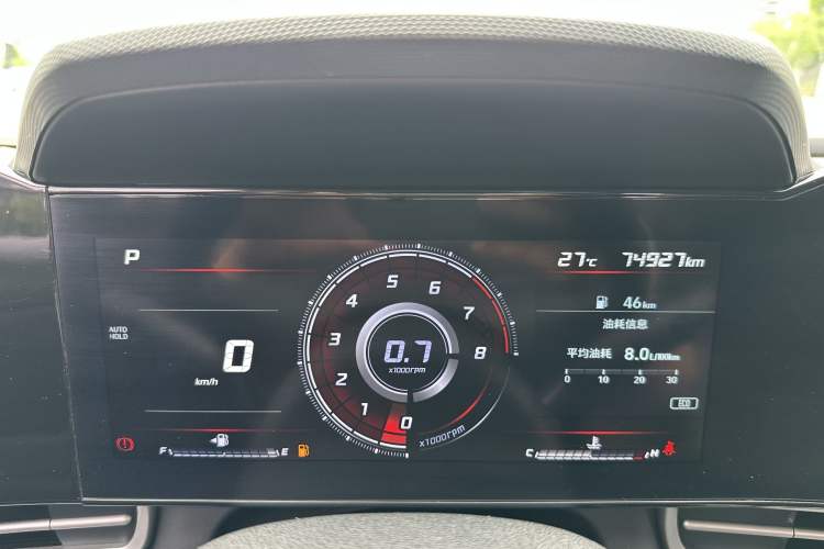 Used Hyundai Elantra 2021 1.5L CVT GLX Elite Edition Odometer Close Up