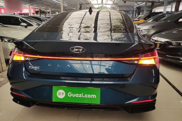 Used Hyundai Elantra 2021 1.5L CVT LUX Prestige Edition Rear