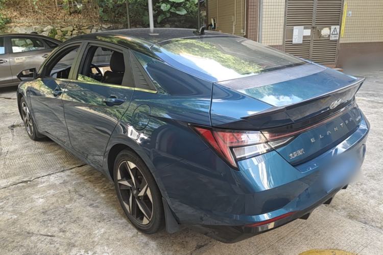 Used Hyundai Elantra 2021 240TGDi DCT TOP Flagship Edition Rear Left 45 Deg