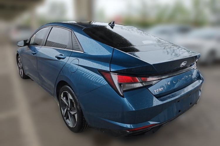 Used Hyundai Elantra 2021 1.5L CVT GLX Elite Edition Rear Left 45 Deg