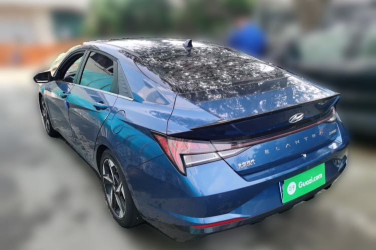 Used Hyundai Elantra 2021 240TGDi DCT TOP Flagship Edition Rear Left 45 Deg